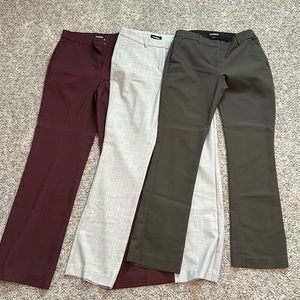 3 Express work pants